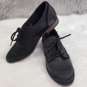 Sugar dramadays black satin oxford shoes NEW no box